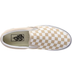 Unisex Old Skool Classic Skate Shoes Beige ((Checkerboard) Frappe/True White Qco) $27.95 Fashion Sneakers