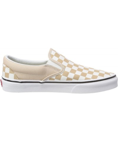 Unisex Old Skool Classic Skate Shoes Beige ((Checkerboard) Frappe/True White Qco) $27.95 Fashion Sneakers