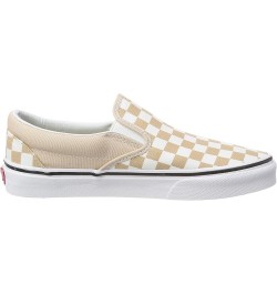 Unisex Old Skool Classic Skate Shoes Beige ((Checkerboard) Frappe/True White Qco) $27.95 Fashion Sneakers