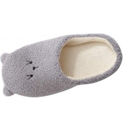 Women's Non Slip Slippers Women's House Casual Snow Slippers Shoes Slip-On Indoor Bear Slippers Women's slipper Grey $8.53 Sl...