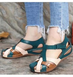 Women's Summer Sandals Casual Bohemia Gladiator Wedge Shoes Comfortable Ankle Strap Outdoor Platform Sandals Mule Clogs Slipp...