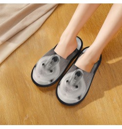 Polar Bear Fuzzy Slippers for Women Men Soft Plush Slippers Casual House Slippers Indoor Medium $13.30 Slippers