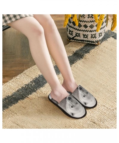 Polar Bear Fuzzy Slippers for Women Men Soft Plush Slippers Casual House Slippers Indoor Medium $13.30 Slippers