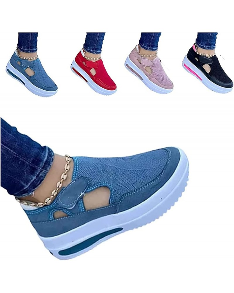 2022 Spring Sneakers Women Casual Breathable Sport Shoes Fashion, Comfy Canvas Shoes Women Fashion Women Fly Woven Breathable...