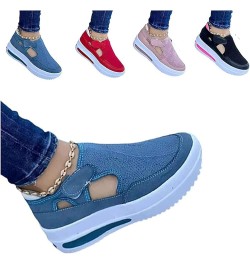 2022 Spring Sneakers Women Casual Breathable Sport Shoes Fashion, Comfy Canvas Shoes Women Fashion Women Fly Woven Breathable...