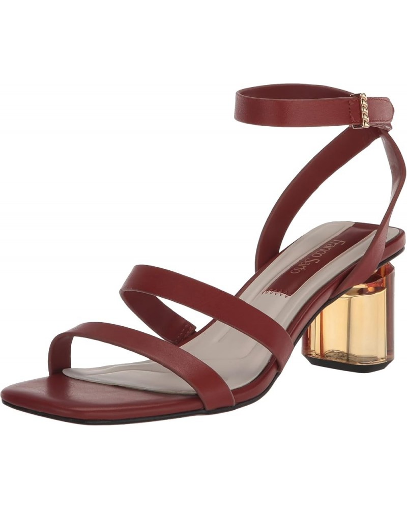 Womens Lisa Dress Sandal Rust Brown Leather $32.01 Sandals