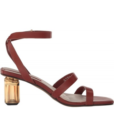 Womens Lisa Dress Sandal Rust Brown Leather $32.01 Sandals