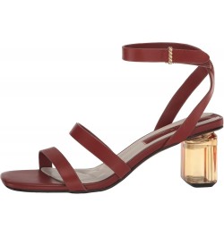 Womens Lisa Dress Sandal Rust Brown Leather $32.01 Sandals