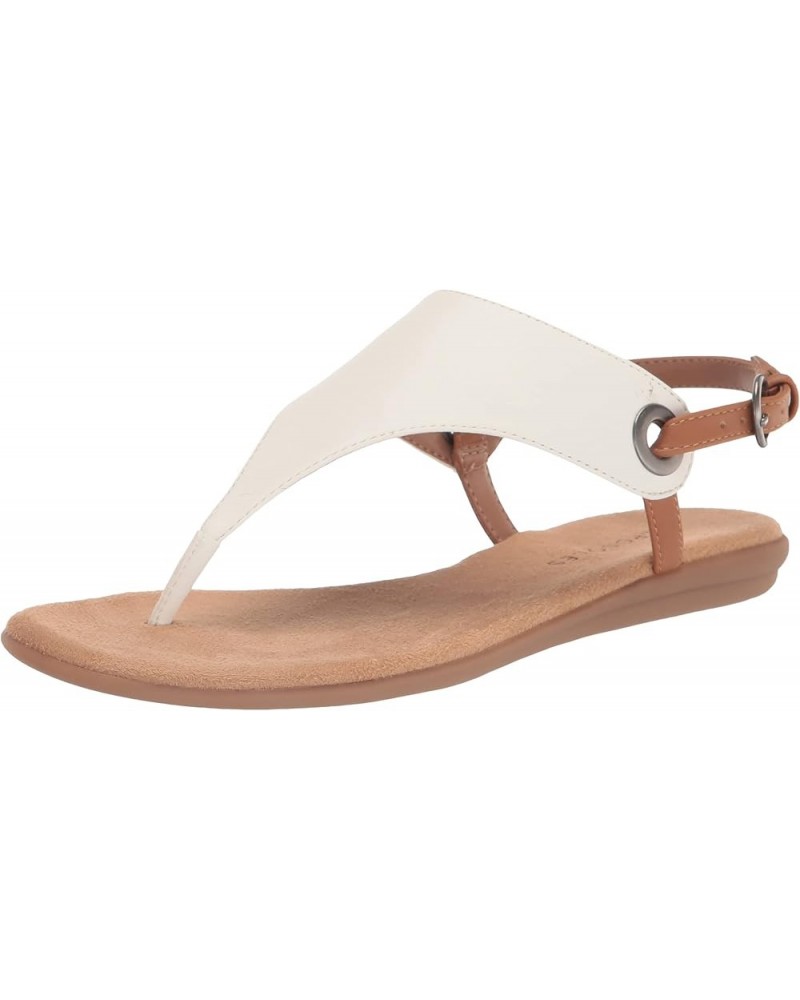 Womens IN CONCHLUSION Flat Sandal White $28.03 Sandals