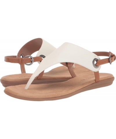 Womens IN CONCHLUSION Flat Sandal White $28.03 Sandals