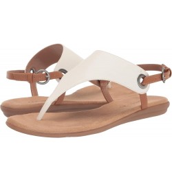 Womens IN CONCHLUSION Flat Sandal White $28.03 Sandals