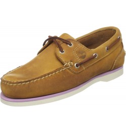 Womens Amherst Boat Shoe Tan/Tan $26.35 Loafers & Slip-Ons