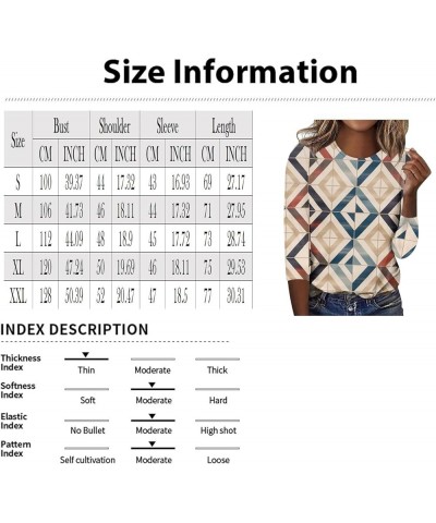 Women's Casual 3/4 Sleeve T-Shirts Crewneck Cute Tunic Tops Long Sleeve Comfort Dressy Casual Painting Graphic Tees 1-beige $...