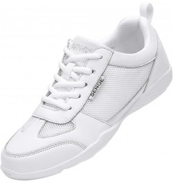 Women's Cheerleading Shoes Fitness Dance Sports Shoes Breathable Competition Cheer Shoes White $21.18 Athletic Shoes