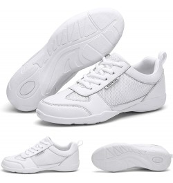 Women's Cheerleading Shoes Fitness Dance Sports Shoes Breathable Competition Cheer Shoes White $21.18 Athletic Shoes