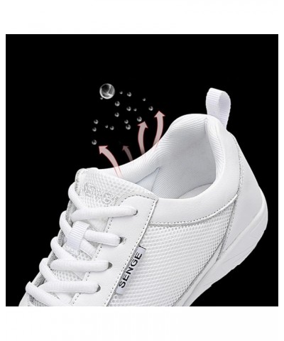 Women's Cheerleading Shoes Fitness Dance Sports Shoes Breathable Competition Cheer Shoes White $21.18 Athletic Shoes