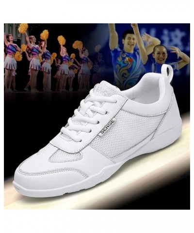 Women's Cheerleading Shoes Fitness Dance Sports Shoes Breathable Competition Cheer Shoes White $21.18 Athletic Shoes