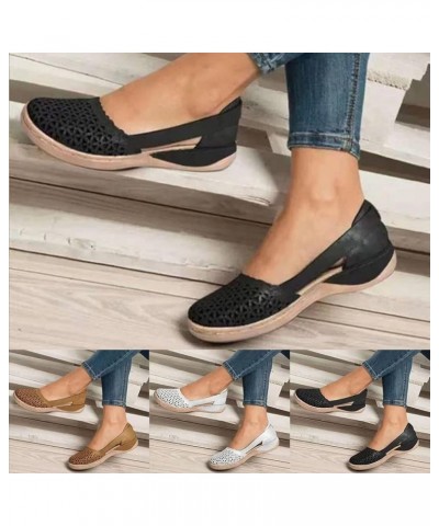 Sandals for Women 2023, Summer Sandals for Women 2023 Mule Hollow Out Slip On Shoes Orthotic Wedge Sandals Black $9.96 Sandals