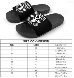 Bigfoot Hide and Seek Champion Home Slippers PVC Open Toe Shower Slippers Fashion Sandals for Men Women 38 (240mm) Black-styl...