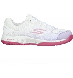 women's Go Train Arch Fit Viper Court-Pickleball Sneaker White/Lavender $54.97 Athletic Shoes