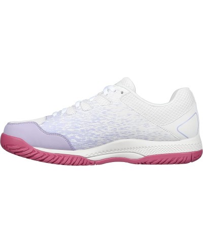 women's Go Train Arch Fit Viper Court-Pickleball Sneaker White/Lavender $54.97 Athletic Shoes