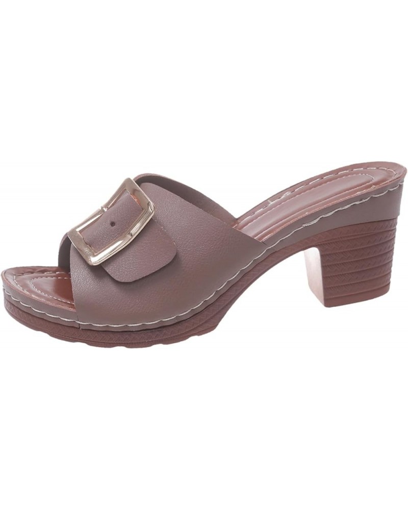 Womens Flip Flop Leather Indoor Outdoor Slippers For Women Sandals Women Soft Close Drawer Slides Womens Sand Pink-8 $10.43 A...