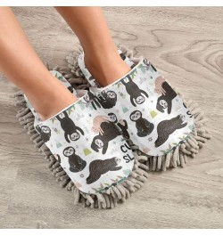 Unisex Fuzzy Slippers, Cozy Floor Dusting Cleaning Mop Shoes for Men Women M-L Multi 11 $9.99 Slippers