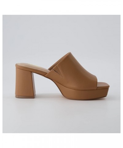 Women's Cupid platform dress sandal +Memory Foam and Wide Widths Available Tan $29.69 Sandals