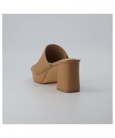 Women's Cupid platform dress sandal +Memory Foam and Wide Widths Available Tan $29.69 Sandals