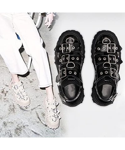 Summer Women's Sandals Platform Women's Shoes Ins Hot Sponge Cake Old Shoes Rivets Baotou Trekking Shoes Flats Women Sandals ...