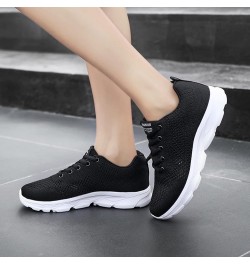 Pink Sneakers for Women Christmas, Women Platform Sandals Orthopedic Slip-on Walking Shoes Fashion Flat Casual Shoes Black $1...