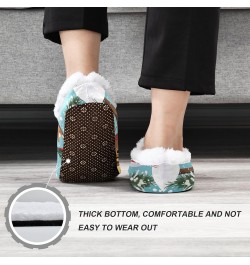 Winter Snowman Christmas Cute Slippers for Women Men Comfy House Slipper Non-slip Slipper Socks Cozy House Shoes for Indoor O...