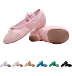 Women's Canvas Dance Shoes Soft Soled Training Shoes Ballet Shoes Sandals Dance Casual Leather Shoes for Women White $13.46 A...