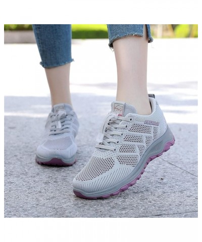 Women's Walking Shoes Lightweight Running Shoes Women Sneakers Ennis Workout Walking Gym Lightweight Athletic Shoes Grey $16....