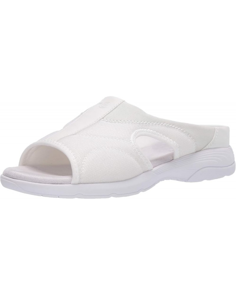 Women's Tine2 Slide Sandal White/White $19.94 Sandals