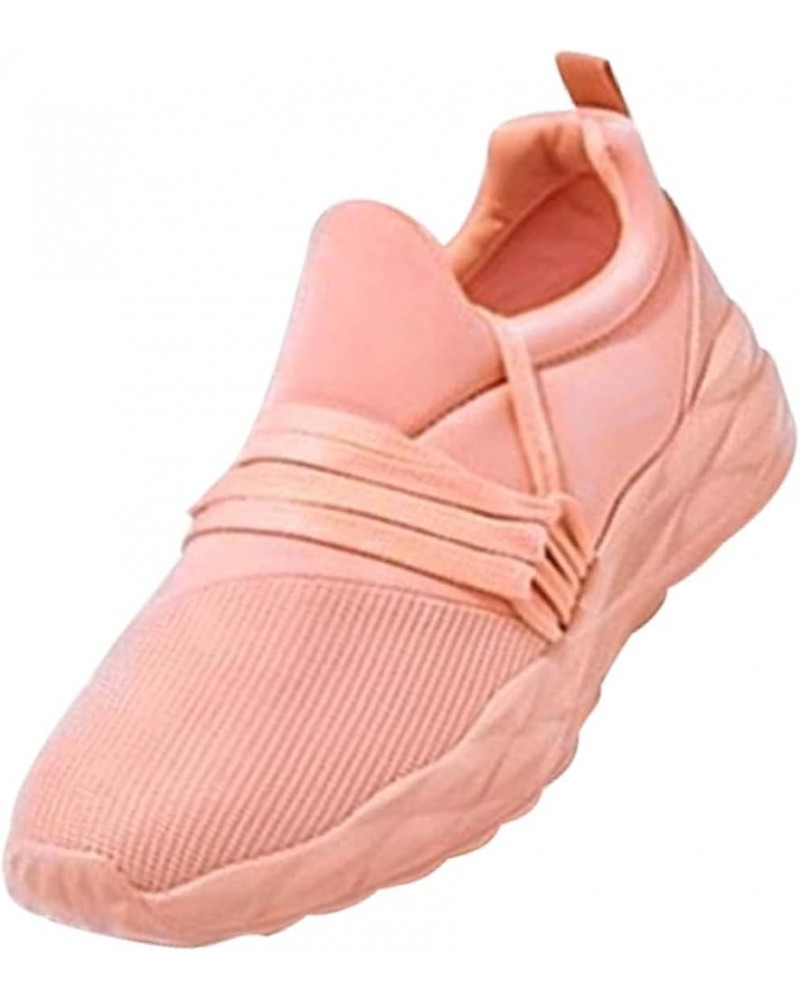 Cute Fashion Canvas Women Breathable Pure Color Sneakers Leisure Sports Shoes, 5.5, Black Pink $12.23 Fashion Sneakers