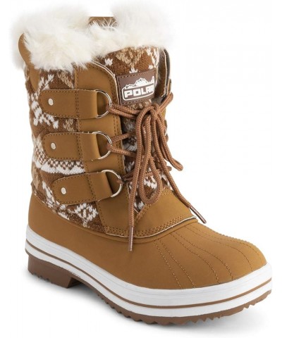 Products Womens Snow Boot Quilted Short Winter Snow Rain Warm Waterproof Boots Tan Cardy $26.99 Outdoor Shoes