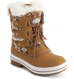 Products Womens Snow Boot Quilted Short Winter Snow Rain Warm Waterproof Boots Tan Cardy $26.99 Outdoor Shoes