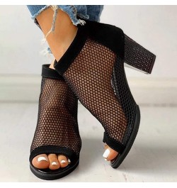 Heeled sandals For Women Sparkly sandals High Heel sandals For Women sandals Women Comfortable Wide Width Gold Heeled Black-g...