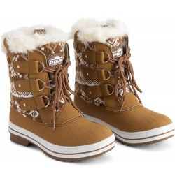 Products Womens Snow Boot Quilted Short Winter Snow Rain Warm Waterproof Boots Tan Cardy $26.99 Outdoor Shoes