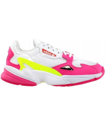 Women's Originals Falcon Shock Pink/Solar Yellow/Raw White Nylon Casual Shoes 6 M US $51.30 Fashion Sneakers