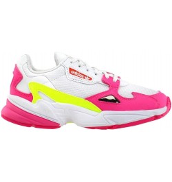 Women's Originals Falcon Shock Pink/Solar Yellow/Raw White Nylon Casual Shoes 6 M US $51.30 Fashion Sneakers