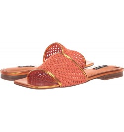 Womens Mends Flat Sandal Orange 800 $19.95 Sandals