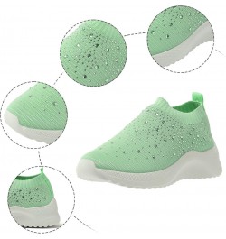 Slip On Canvas Shoes for Women Low Top Fashion Sneakers Comfortable Walking Flats, Slip On Sneakers Z-03 Green $13.12 Athleti...