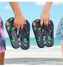 Alien Ufo Star Wars Womens Flip Flops Summer Beach Sandals Casual Thong Slippers Comfortable Shower Slippers Non Slip Water S...