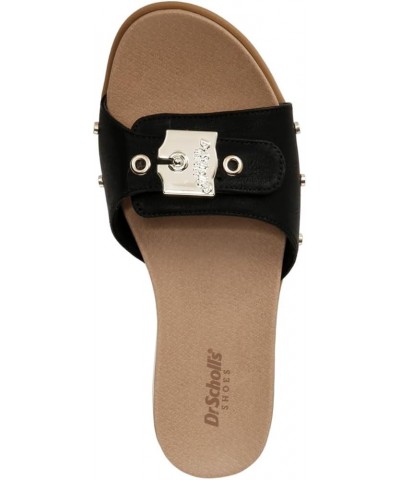 Shoes Women's Nice Iconic Flat Sandal Black $24.38 Sandals