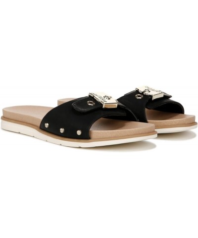 Shoes Women's Nice Iconic Flat Sandal Black $24.38 Sandals