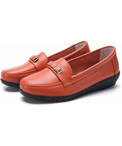 Women's Casual Cloth Shoes Casual Shoes for Walking Casual Flat Shoes Canvas Slip On Comfortable Driving Shoes Orange $15.63 ...