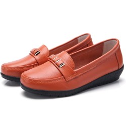 Women's Casual Cloth Shoes Casual Shoes for Walking Casual Flat Shoes Canvas Slip On Comfortable Driving Shoes Orange $15.63 ...