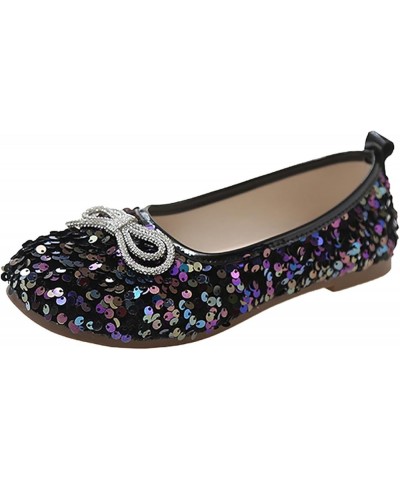 Summer Fashion Women's Sports Shoes Sequins Shiny Bow Breathable and Comfortable Casual Shoes for Women Cute Casual Black $15...